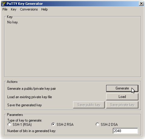 Generate pem file