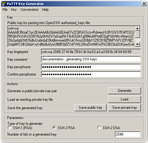 Generate SSH Key SSH-ed25519. Private Key.